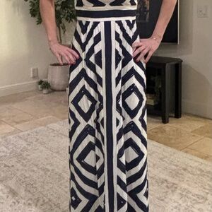 Vineyard Vines Navy and White Dress